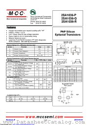 2SA1036-Q datasheet pdf Micro Commercial Components