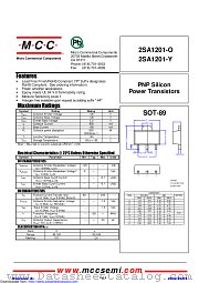 2SA1201-O datasheet pdf Micro Commercial Components