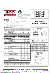 2SA1576A-Q datasheet pdf Micro Commercial Components