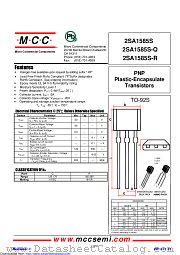 2SA1585S-R datasheet pdf Micro Commercial Components