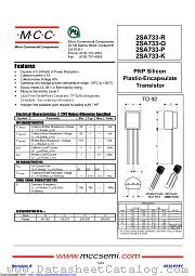 2SA733-R datasheet pdf Micro Commercial Components