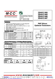 2SA812-M6 datasheet pdf Micro Commercial Components