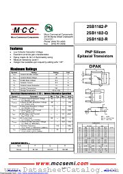 2SB1182-Q datasheet pdf Micro Commercial Components