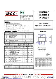 2SB1386-Q datasheet pdf Micro Commercial Components