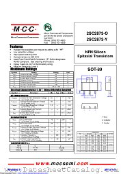 2SC2873-O datasheet pdf Micro Commercial Components