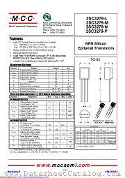 2SC3279-L datasheet pdf Micro Commercial Components
