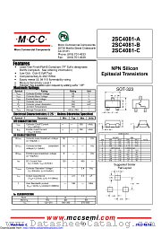 2SC4081-C datasheet pdf Micro Commercial Components