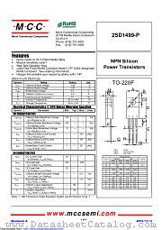 2SD1499-P datasheet pdf Micro Commercial Components
