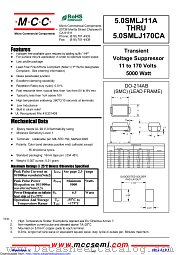 5.0SMLJ13CA datasheet pdf Micro Commercial Components