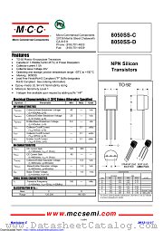 8050SS-D datasheet pdf Micro Commercial Components