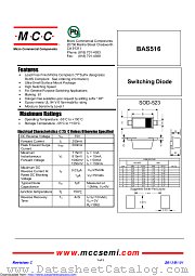 BAS516 datasheet pdf Micro Commercial Components