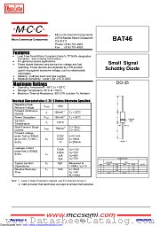 BAT46 datasheet pdf Micro Commercial Components
