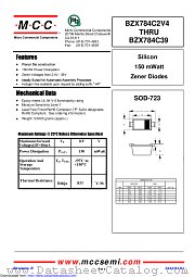 BZX784C18 datasheet pdf Micro Commercial Components