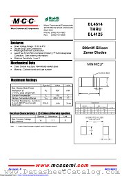 DL4110 datasheet pdf Micro Commercial Components