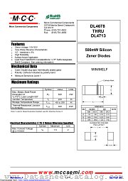 DL4713 datasheet pdf Micro Commercial Components