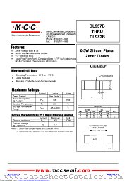 DL961B datasheet pdf Micro Commercial Components