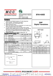 DTA143EE datasheet pdf Micro Commercial Components