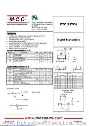DTC123YCA datasheet pdf Micro Commercial Components