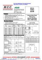 ES1J datasheet pdf Micro Commercial Components