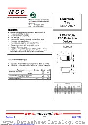 ESD5V0D7 datasheet pdf Micro Commercial Components