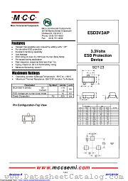 ESD3V3AP datasheet pdf Micro Commercial Components