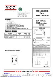 ESDLC5V0D3B datasheet pdf Micro Commercial Components
