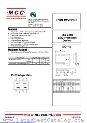 ESDLC2V8P8U datasheet pdf Micro Commercial Components