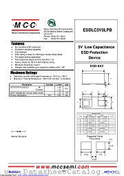 ESDLC5V0LPB datasheet pdf Micro Commercial Components