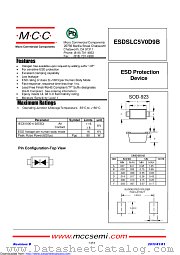 ESDSLC5V0D9B datasheet pdf Micro Commercial Components
