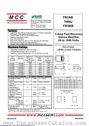 FR3JB datasheet pdf Micro Commercial Components