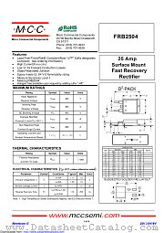 FRB2504 datasheet pdf Micro Commercial Components