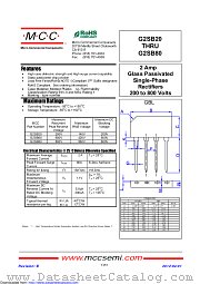 G2SB60 datasheet pdf Micro Commercial Components