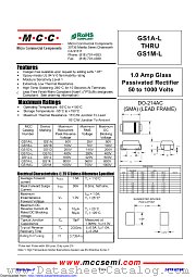 GS1A-L datasheet pdf Micro Commercial Components
