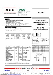 GS1Y-L datasheet pdf Micro Commercial Components