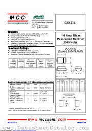 GS1Z-L datasheet pdf Micro Commercial Components
