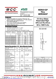 HER507GP datasheet pdf Micro Commercial Components