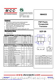 HM4033 datasheet pdf Micro Commercial Components