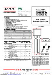 KTC3199-O datasheet pdf Micro Commercial Components