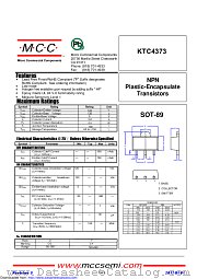 KTC4373-Y datasheet pdf Micro Commercial Components
