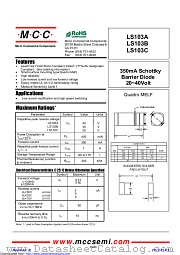 LS103A datasheet pdf Micro Commercial Components