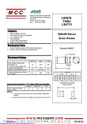 LS4681 datasheet pdf Micro Commercial Components