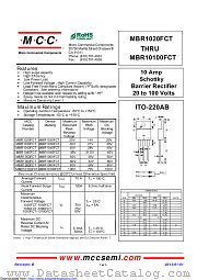 MBR1080FCT datasheet pdf Micro Commercial Components