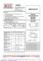 MBR1045LPS datasheet pdf Micro Commercial Components