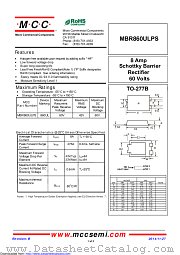 MBR860ULPS datasheet pdf Micro Commercial Components