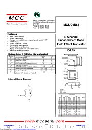 MCU04N65 datasheet pdf Micro Commercial Components