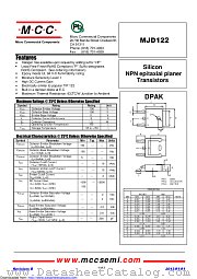 MJD122 datasheet pdf Micro Commercial Components