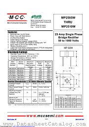 MP258W datasheet pdf Micro Commercial Components