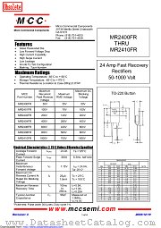 MR2404FR datasheet pdf Micro Commercial Components