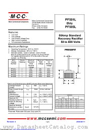 PF505NL datasheet pdf Micro Commercial Components