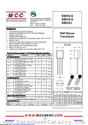 S9012-H datasheet pdf Micro Commercial Components